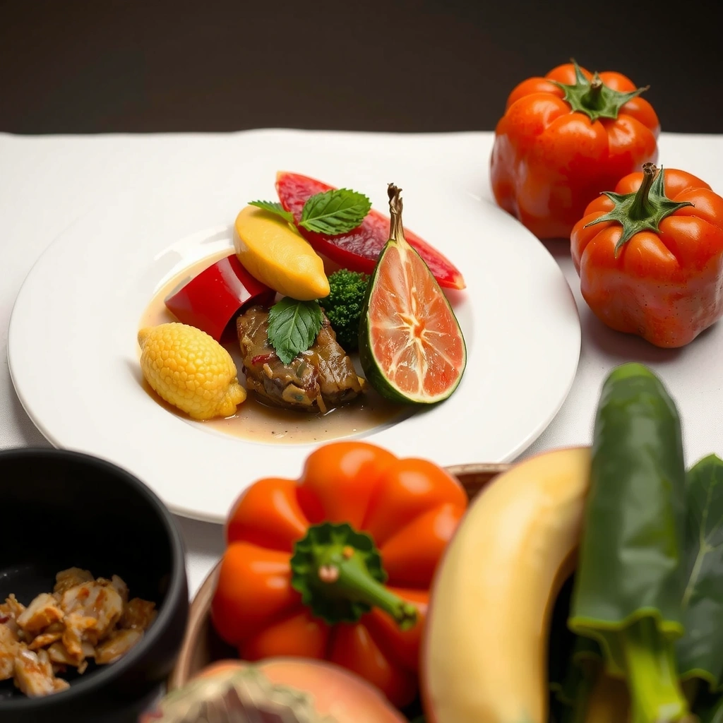 Healthy Malaysian cuisine