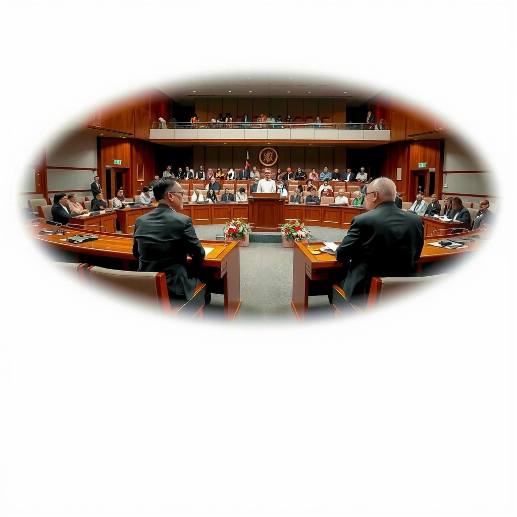 Parliamentary debate session