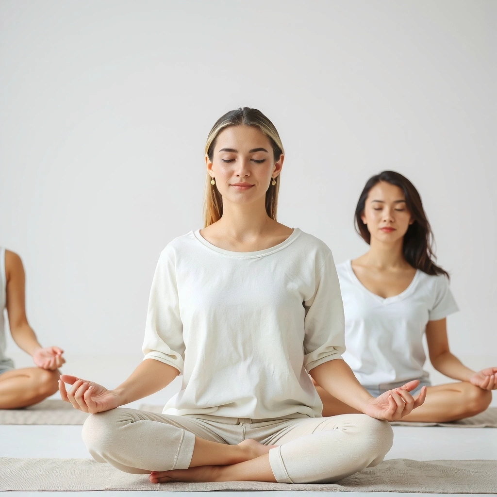 Wellness meditation session